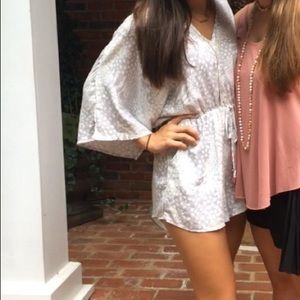 Lavender Honey Punch romper